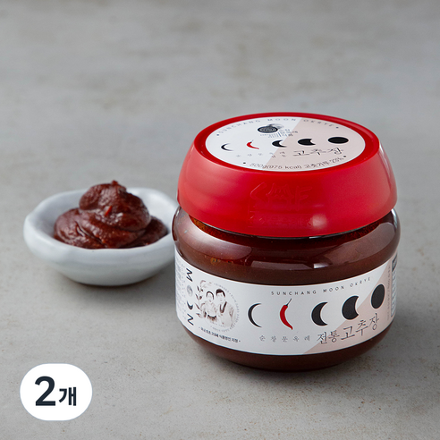 순창문옥례식품 전통 고추장, 500g, 2개