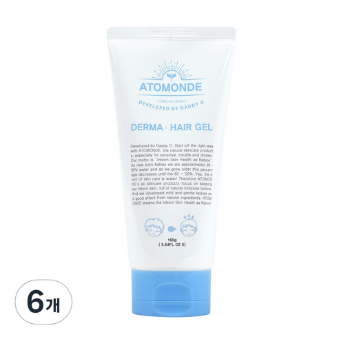 아토몽드 더마헤어젤, 160g, 6개