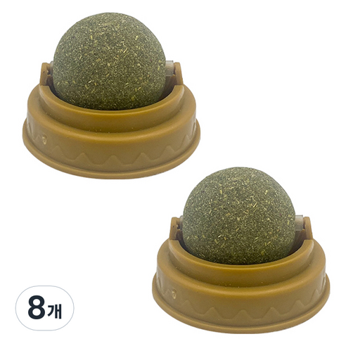 그로비타 고양이 롤링 캣닢볼, 박하향, 30g, 8개