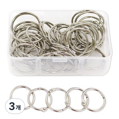 실버 오링 75개입, 25mm, 3개
