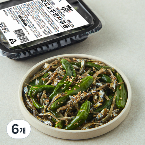 강남밥상 꽈리고추 멸치볶음, 100g, 6개
