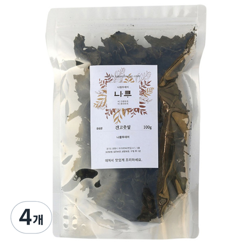 나물투데이 국내산 건고춧잎, 100g, 4개
