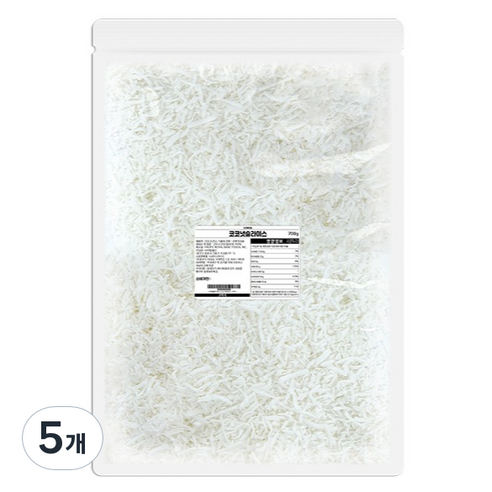 고미네 코코넛 롱 슬라이스, 700g, 5개