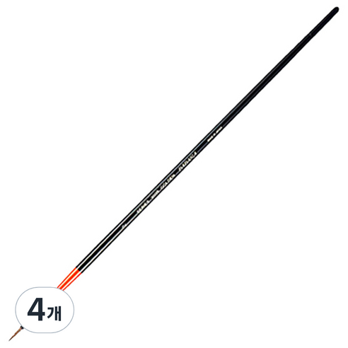 바바라 수채화붓 300R, 2호, 4개
