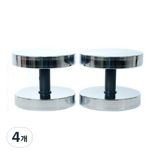 태웅 2중 크롬 도금 아령 3kg, 4개