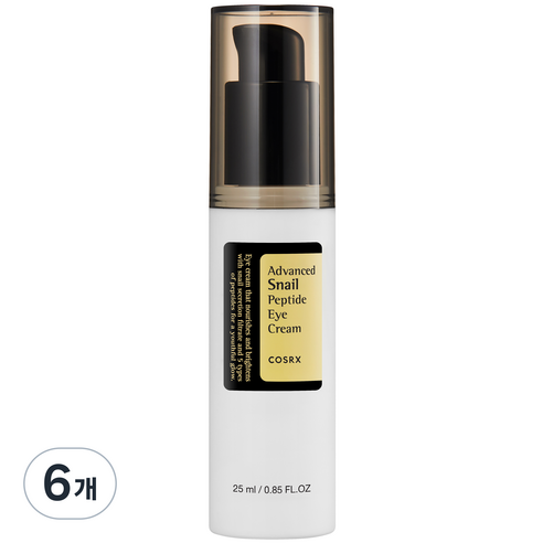 코스알엑스 어드벤스드 스네일 펩타이드 아이 크림, 25ml, 6개