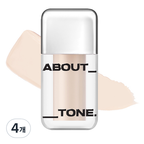 어바웃톤 스킨 레이어 커버 핏 컨실러 5.6g, 21 웜라이트, 4개