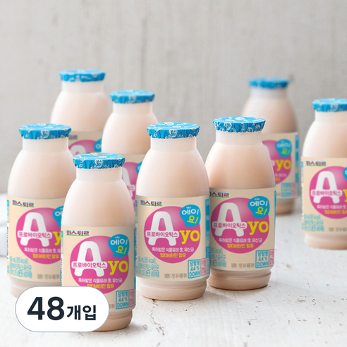 파스퇴르 요구하이 에이요 요구르트, 145ml, 1개입, 48개