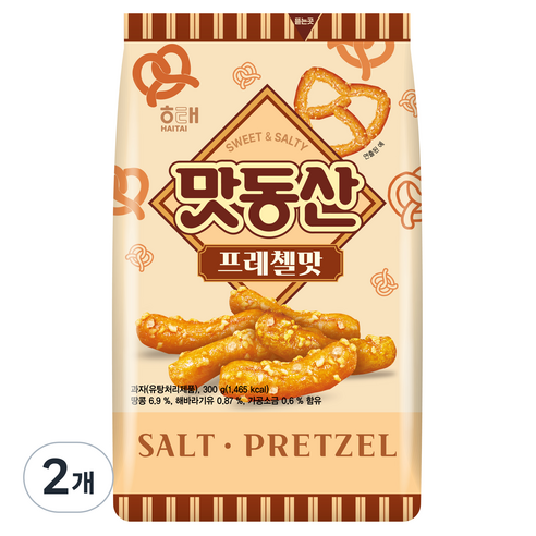 맛동산 프레첼맛, 2개, 300g