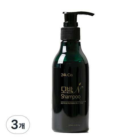 진생바이팜 모발N 두피관리 샴푸, 3개, 200ml