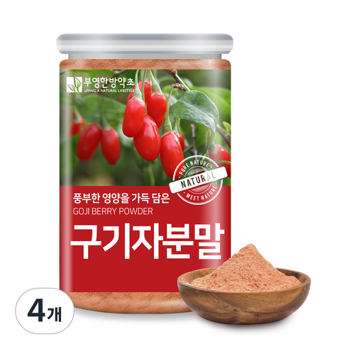 부영한방약초 구기자 분말, 300g, 4개