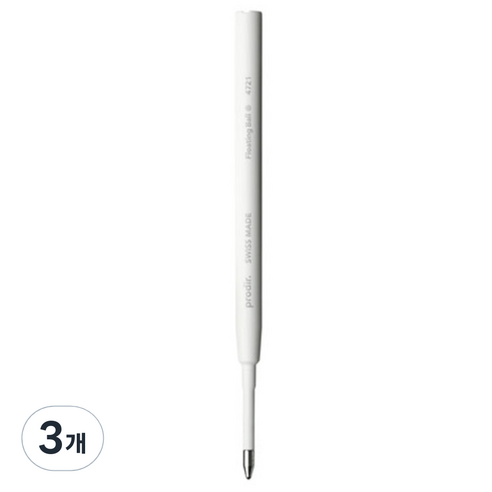 프로디아 Floating Ball 볼펜심 1.0mm, 흑색, 3개
