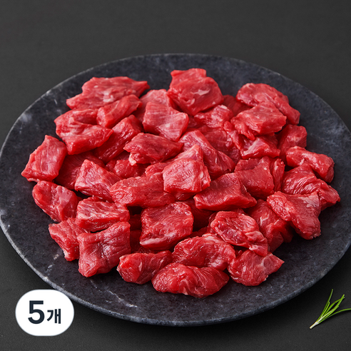 동원홈푸드 금천육우 국내산 양지 국거리용 (냉장), 500g, 5개