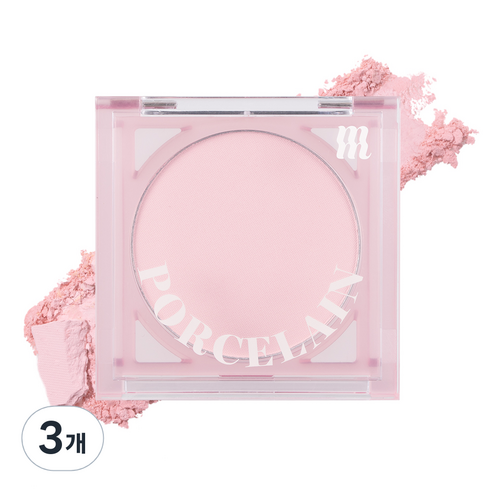 머지 포셀린 치크 블러셔 4.2g, 페어링 핑크, 3개