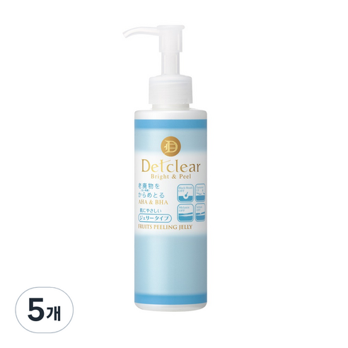 데트클리어 필링젤 무향, 180ml, 5개