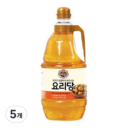 백설 요리당, 2.45kg, 5개