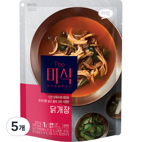 더미식 닭개장, 350g, 5개