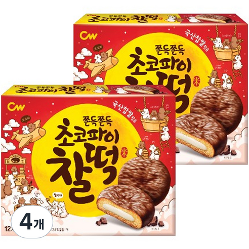 청우식품 초코파이찰떡 12p, 258g, 4개