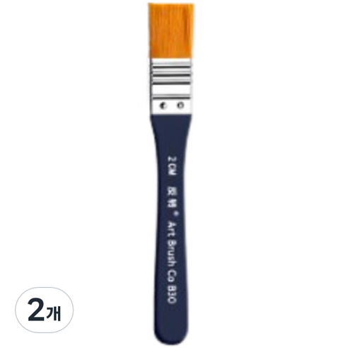 리라 벽화그리기 유화 브러쉬, 2호, 2개