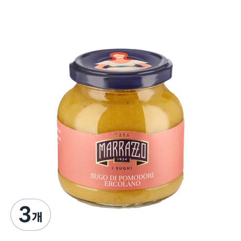 CasaMarrazzo 에르콜라노 토마토 소스, 310g, 3개