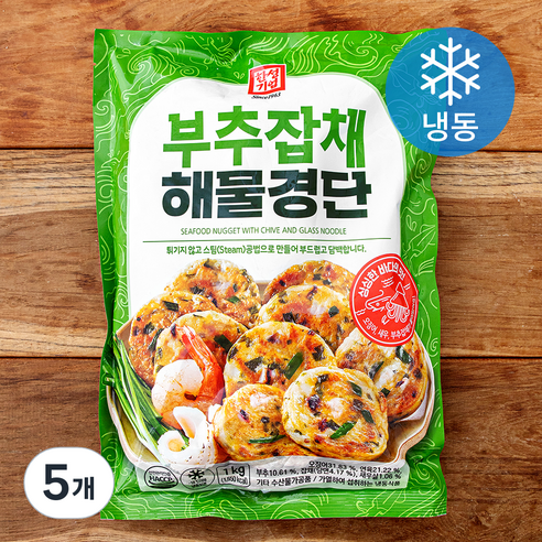 한성기업 부추잡채 해물경단 (냉동), 1kg, 5개
