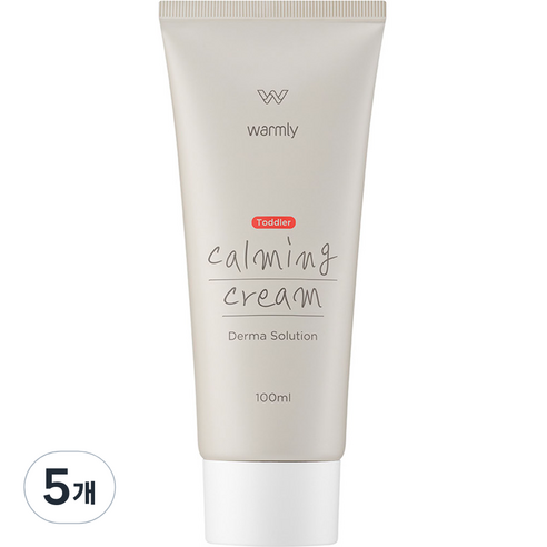 웜리 유아용 토들러 진정 카밍크림 더마 솔루션, 100ml, 5개