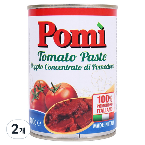 포미 토마토 페이스트, 400g, 2개