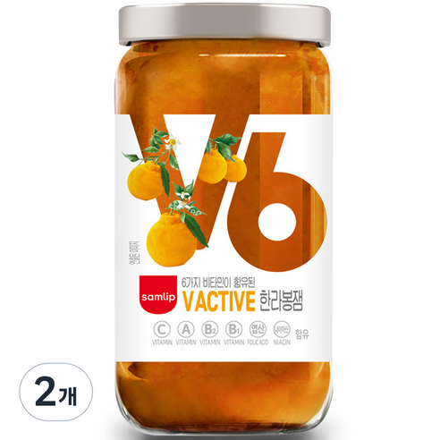 삼립 V Active 한라봉잼, 380g, 2개