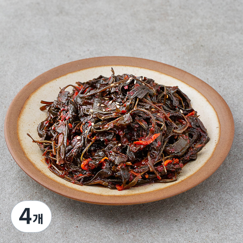 디스이즈 전통 고추잎 무침, 1kg, 4개