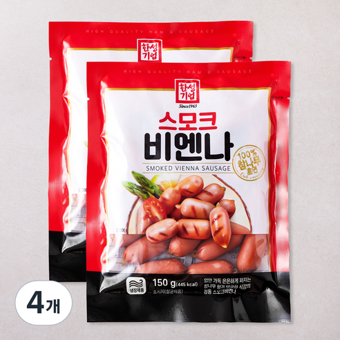 한성기업 스모크 비엔나, 150g, 4개