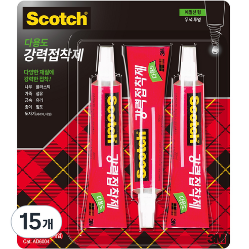 스카치 다용도 강력접착제 에멀젼형, 15개