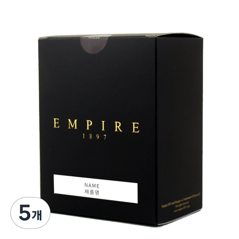 Empire1897 페퍼민트 블랙박스, 1g, 5개, 15개입
