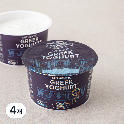 코우카키스 그릭 요거트 10%, 150g, 4개