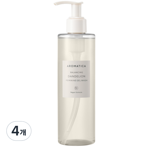 아로마티카 단델리온 페미닌 청결젤, 250ml, 4개