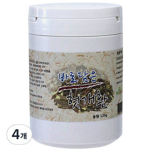 NK협동조합 헛개환, 4개, 120g