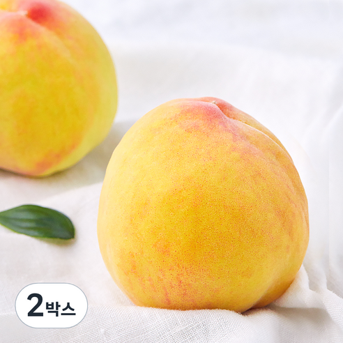 아주마 산지직송 영동 하우스 복숭아 2수, 330g, 2박스