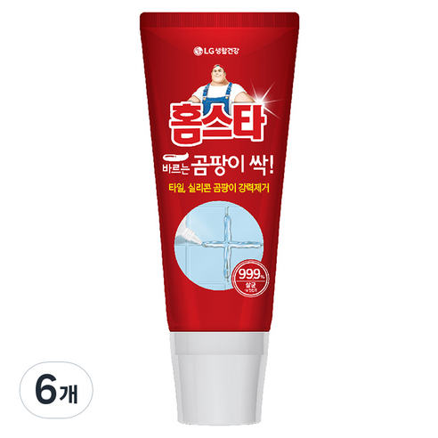 홈스타 바르는 곰팡이 싹 세정제, 120ml, 6개