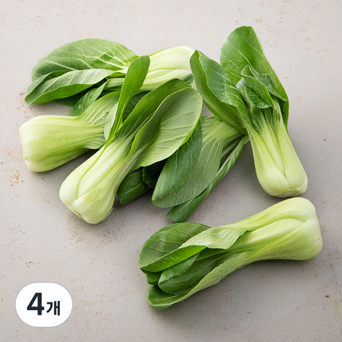 국내산 청경채, 1kg, 4개