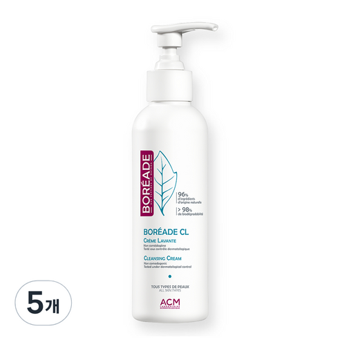 ACM보레드 씨엘 클렌징 크림, 200ml, 5개