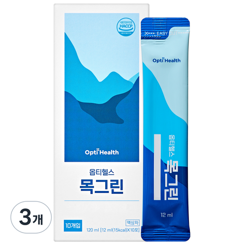 옵티헬스 목그린 12ml 환절기 미세먼지 황사 흡연 마른기침 목에좋은 목건강, 120ml, 3개