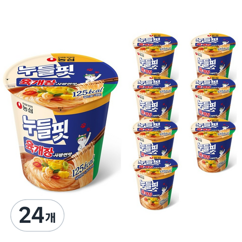 누들핏 육개장사발면맛 35.5g, 8개 면종류