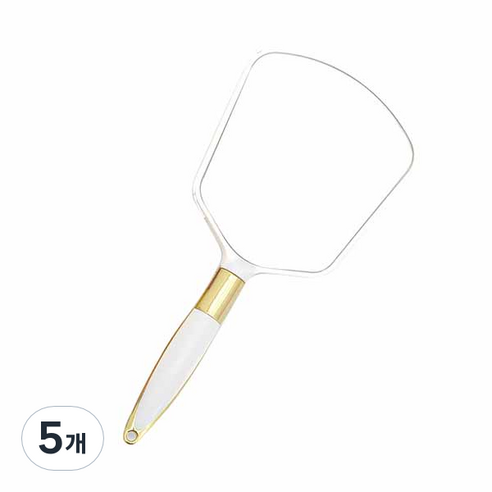 이사벨홈 스퀘어 손거울, 화이트, 5개
