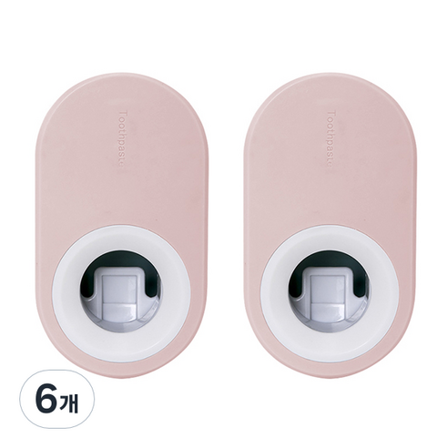 블럭마트 자동 치약디스펜서 치약짜개, TYPE 5, 6개