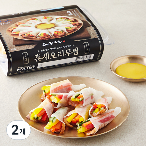 마이셰프 사리원 훈제오리무쌈 2인분, 504g, 2개