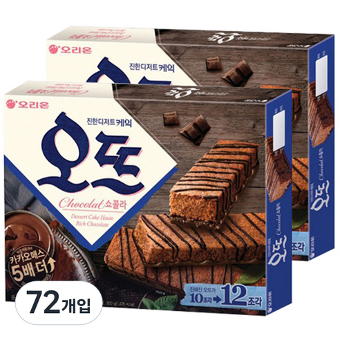 오리온 오뜨 쇼콜라, 300g, 6개