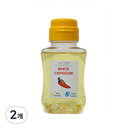 리트 수용성 화이트 캡시컴 에이 300000 SHU, 100g, 2개