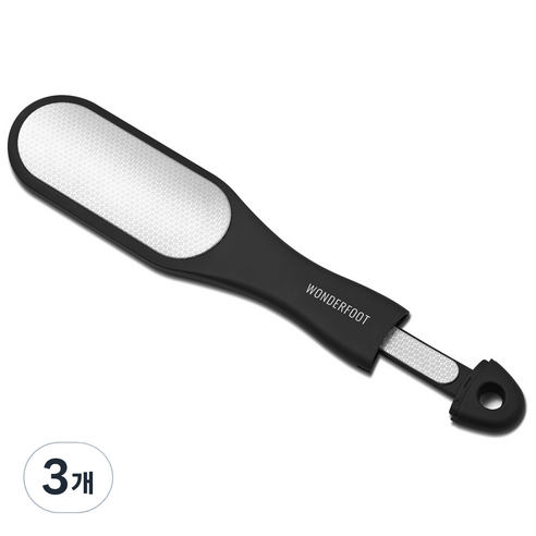 바디바 원더풋 프로페셔널 3in1 양면 발각질제거기, 3개, 1개입