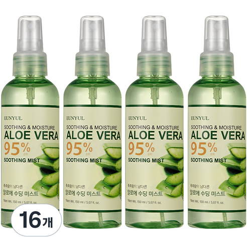 은율 알로에 수딩 미스트, 150ml, 16개