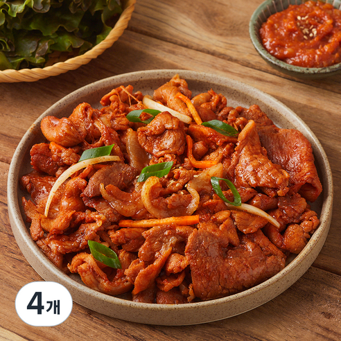 꿀맛나는세상 한돈 고추장 제육볶음, 500g, 4개