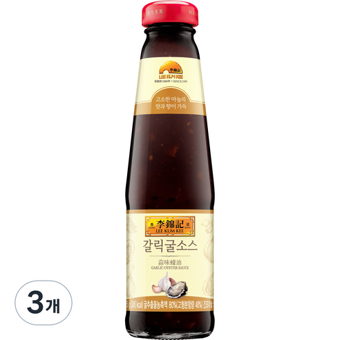 이금기 갈릭굴소스, 255g, 3개